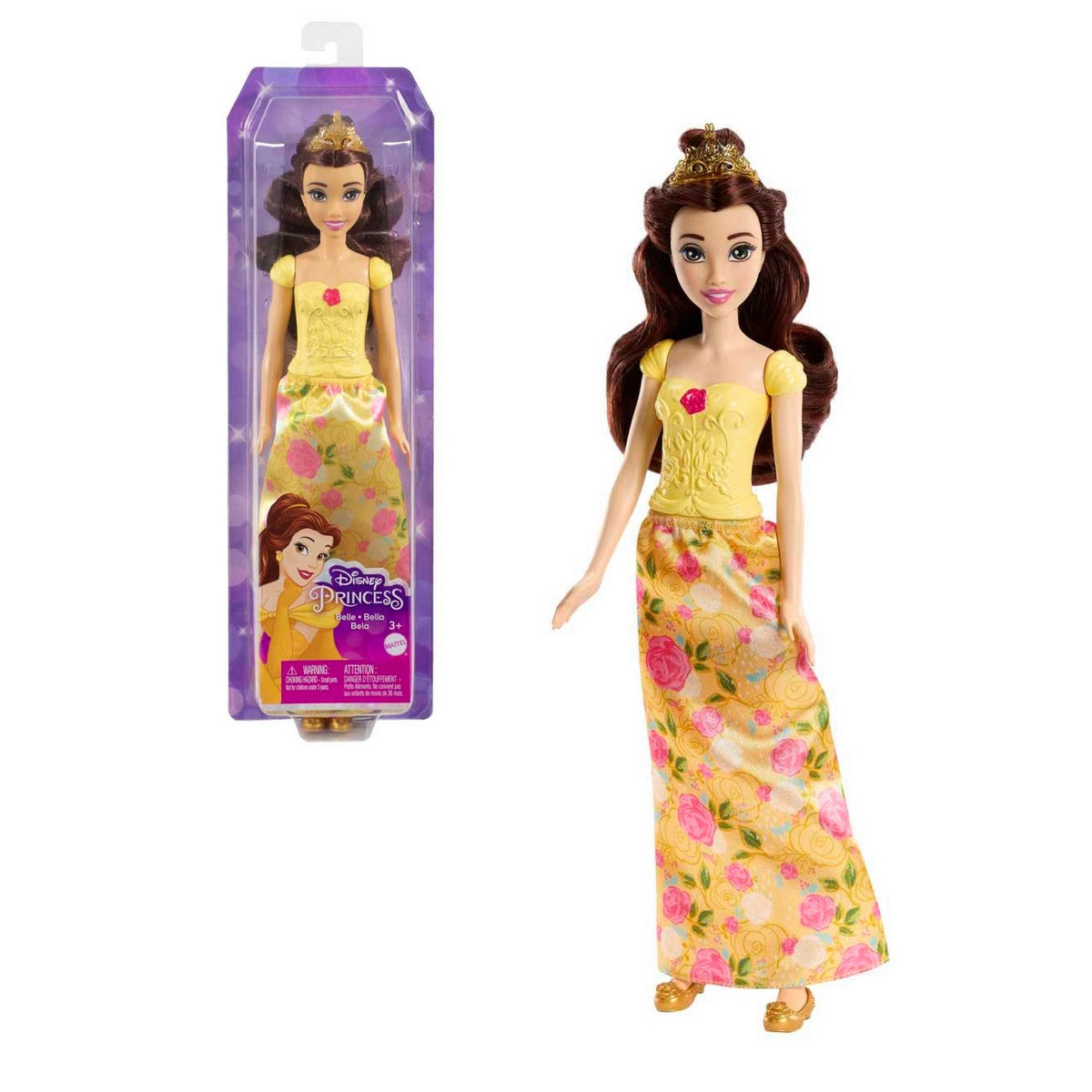 Disney Princesa Muñeca Con Falda Estampada - Bella