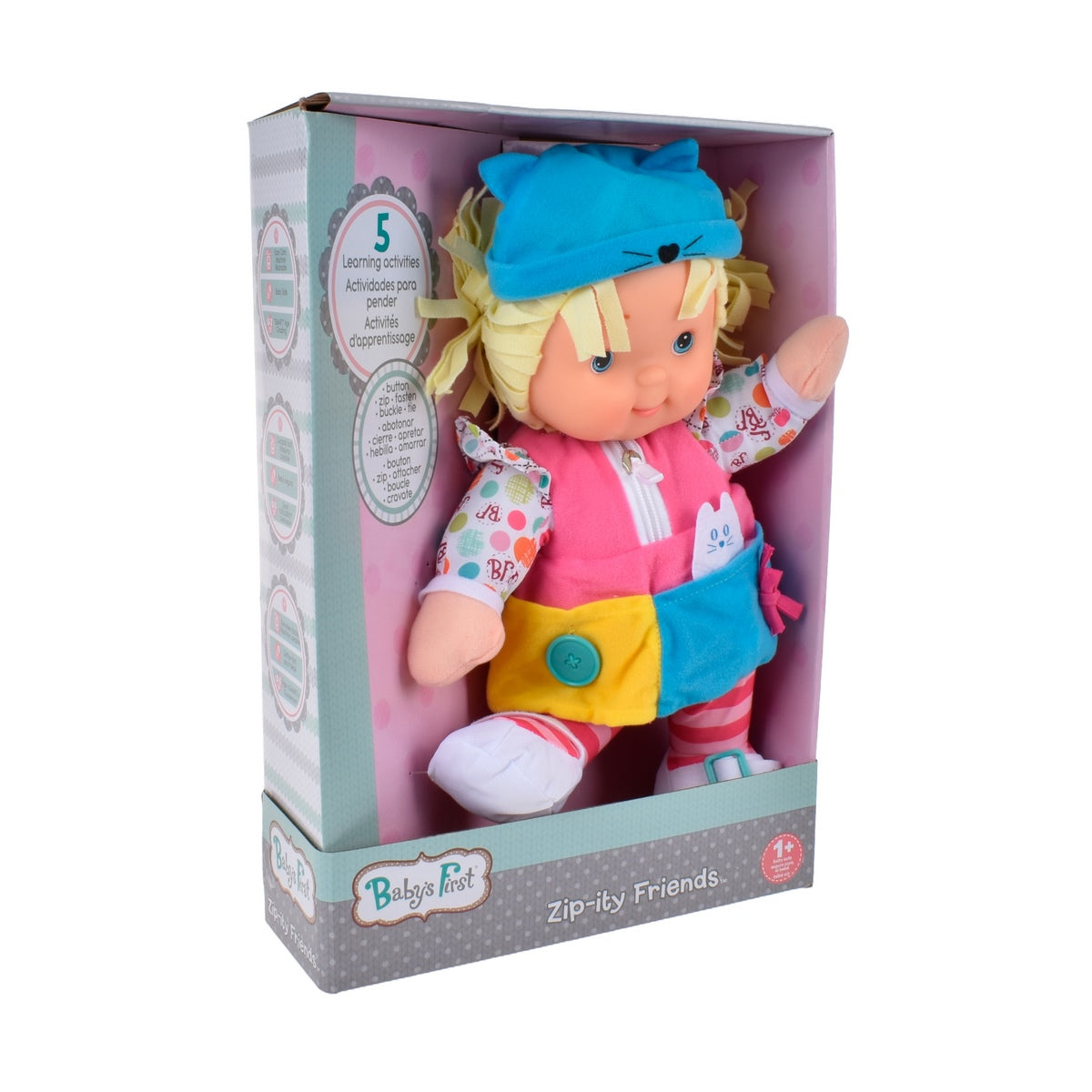 Muñeca Baby´s First Zipity First 38 Cm - Rubia