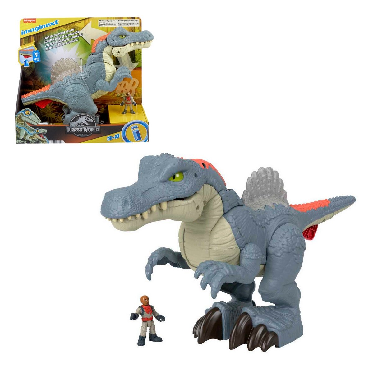 Imaginext Spinosaurus Modo Ataque
