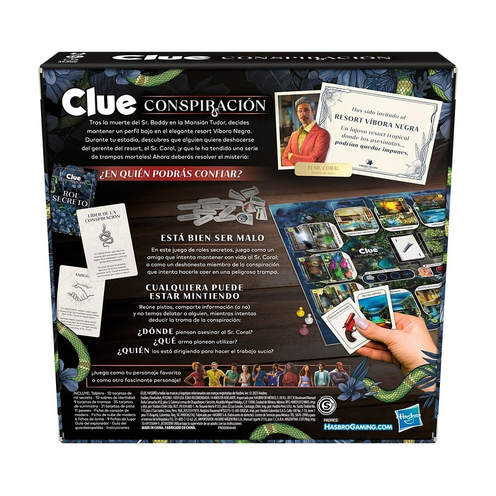 Juego De Mesa Clue Conspiracy