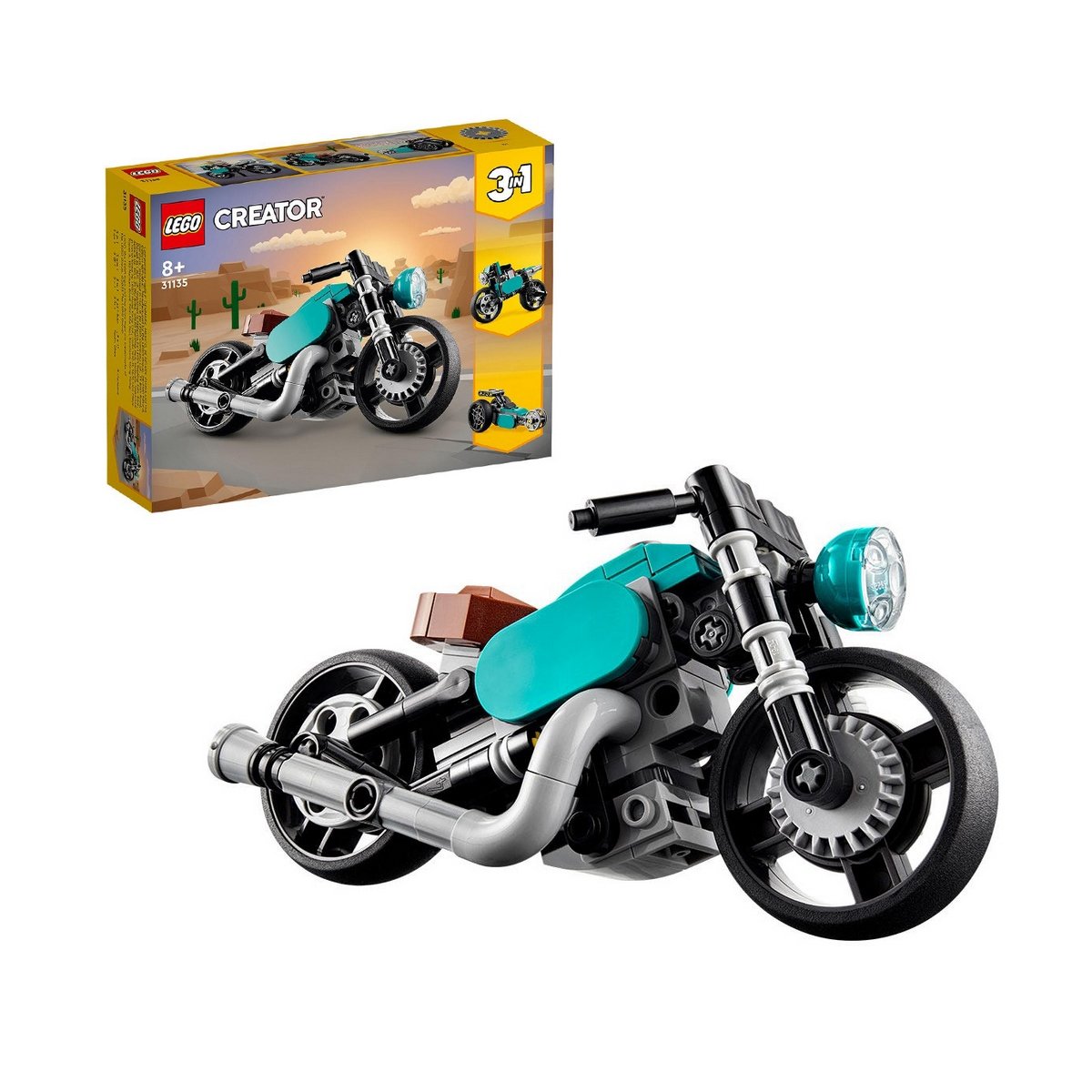 Moto Clásica Lego Creator