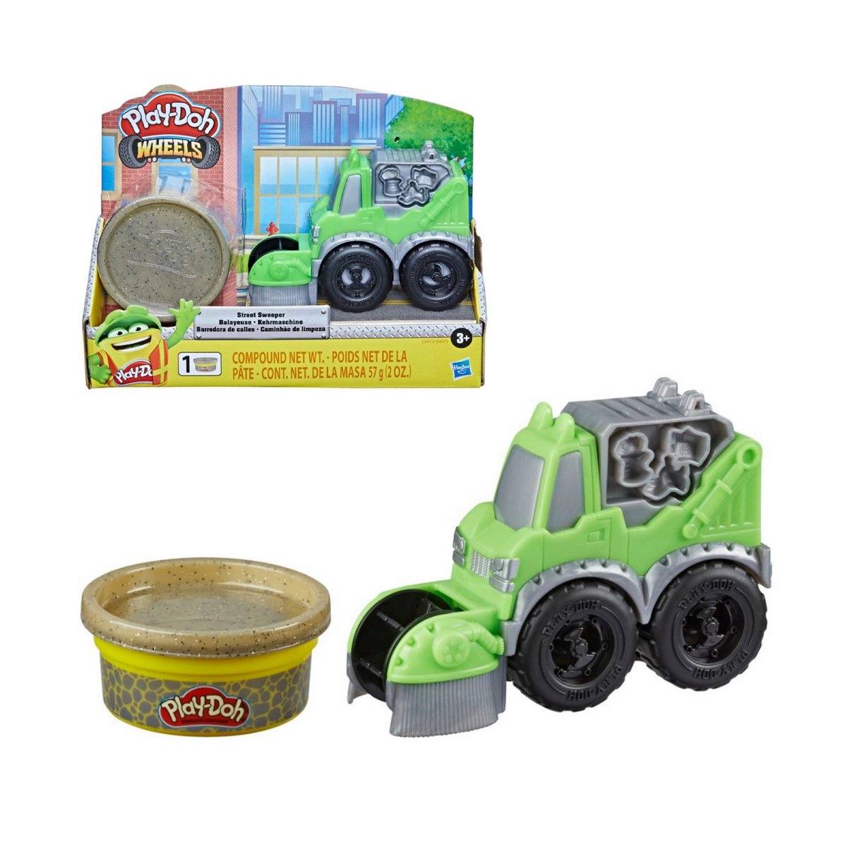 Mini Vehiculo Play Doh - Barredora De Calles