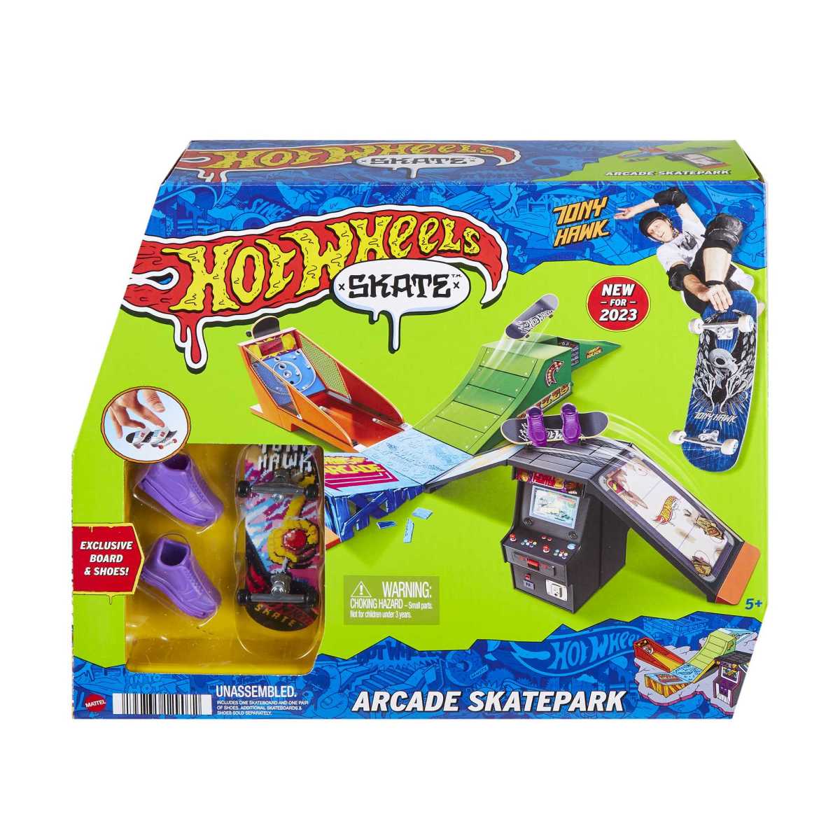 Hot Wheels Skate Pistas De Skate - Skatepark En El Salon De Juegos