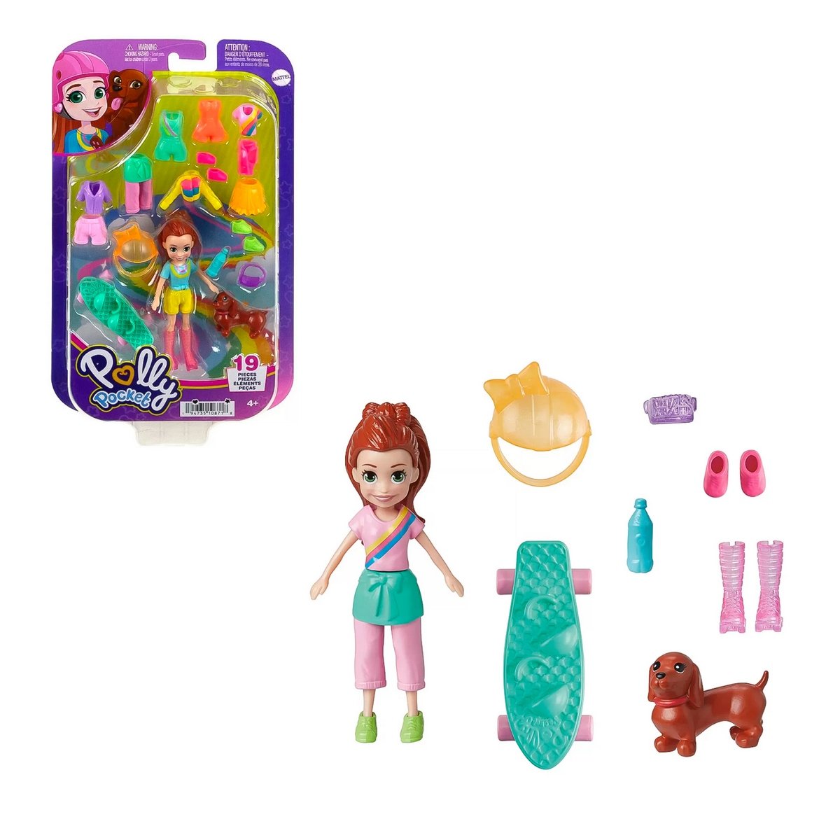 Polly Pocket Nuevo Pack Mediano De Moda - Salchicha
