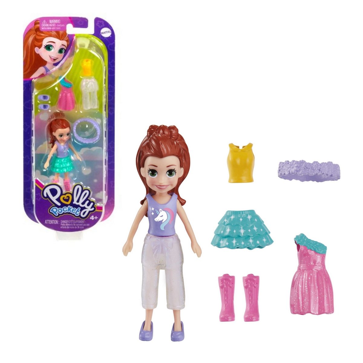 Polly Pocket Pequeño Pack De Moda - Colorina