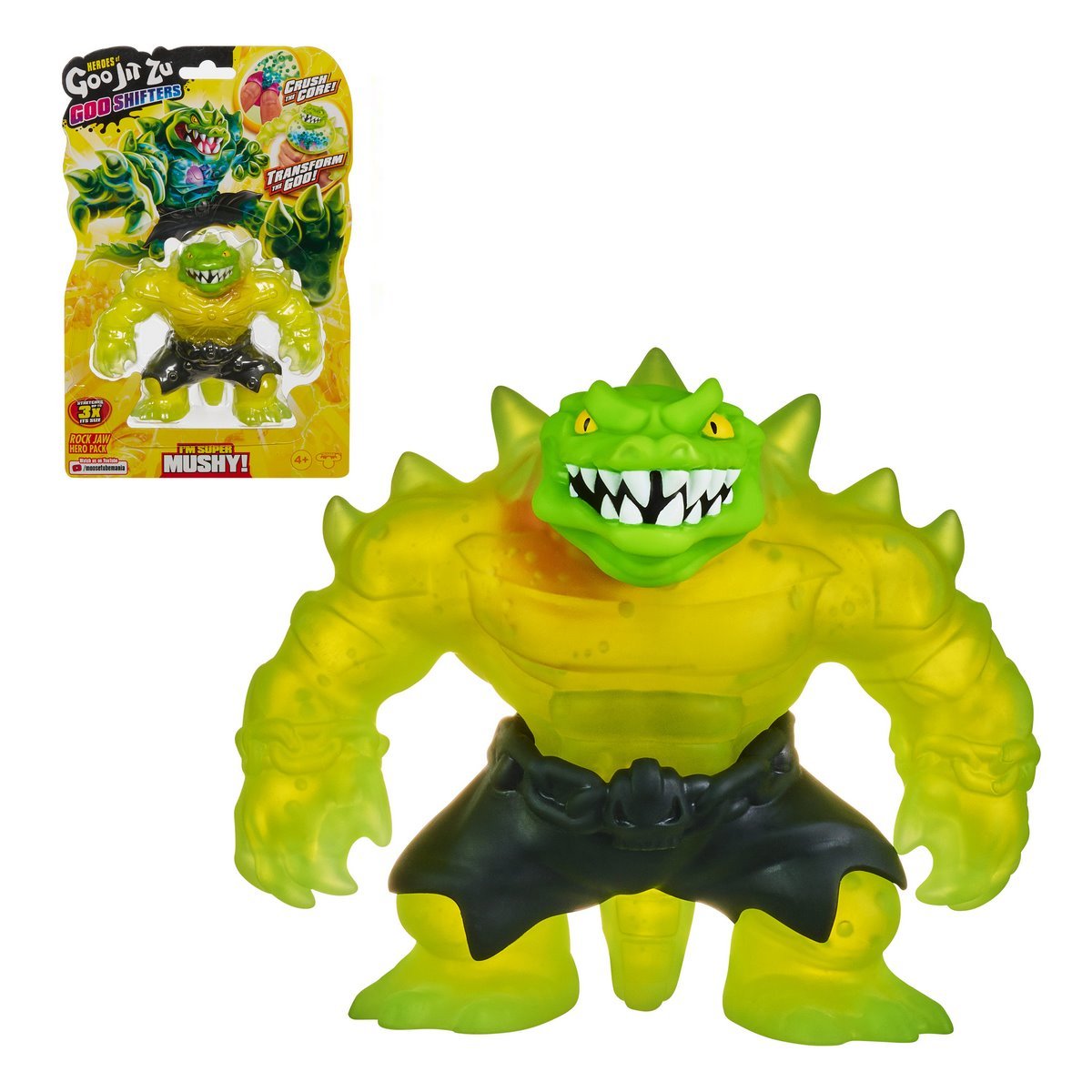 Goo Jit Zu Ultra Goo Shifters Heroe - Rock Jaw
