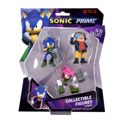 Pack 3 Figuras Sonic De 7 Cms - Pack-1 Amy Con Martillo