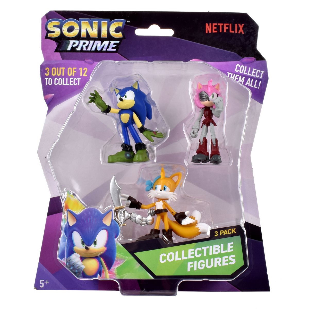 Pack 3 Figuras Sonic De 7 Cms - Pack-2 Tails Pirata