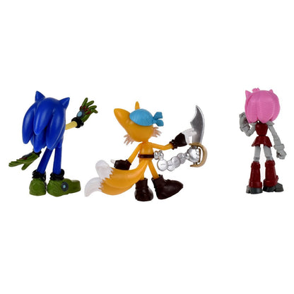 Pack 3 Figuras Sonic De 7 Cms - Pack-2 Tails Pirata