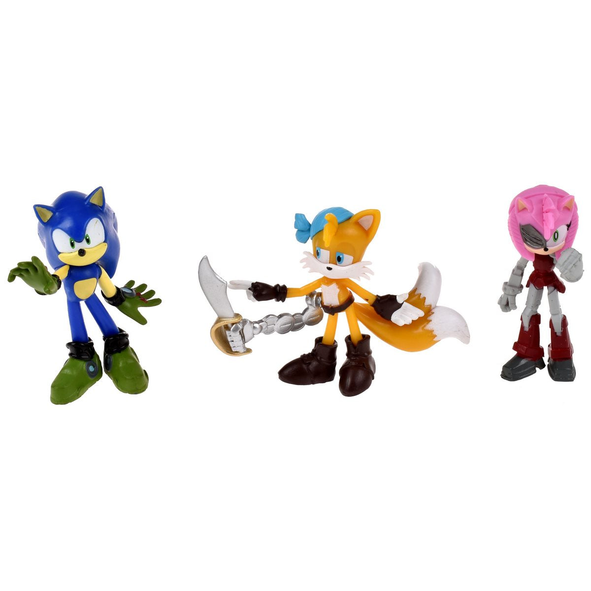 Pack 3 Figuras Sonic De 7 Cms - Pack-2 Tails Pirata
