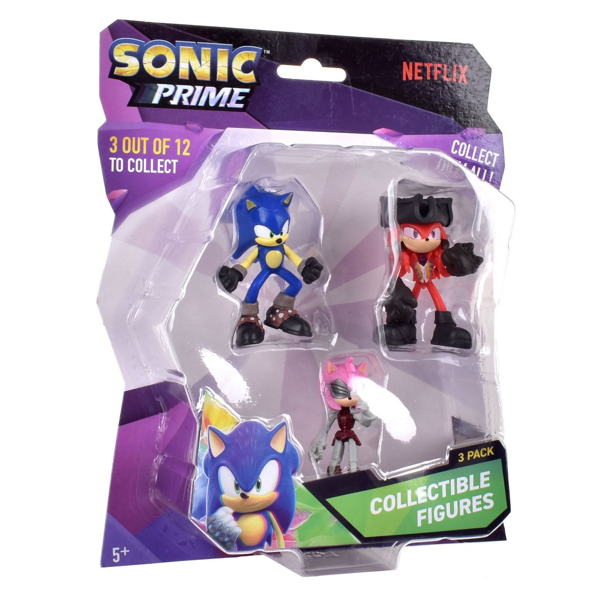 Pack 3 Figuras Sonic De 7 Cms - Pack-3 Amy