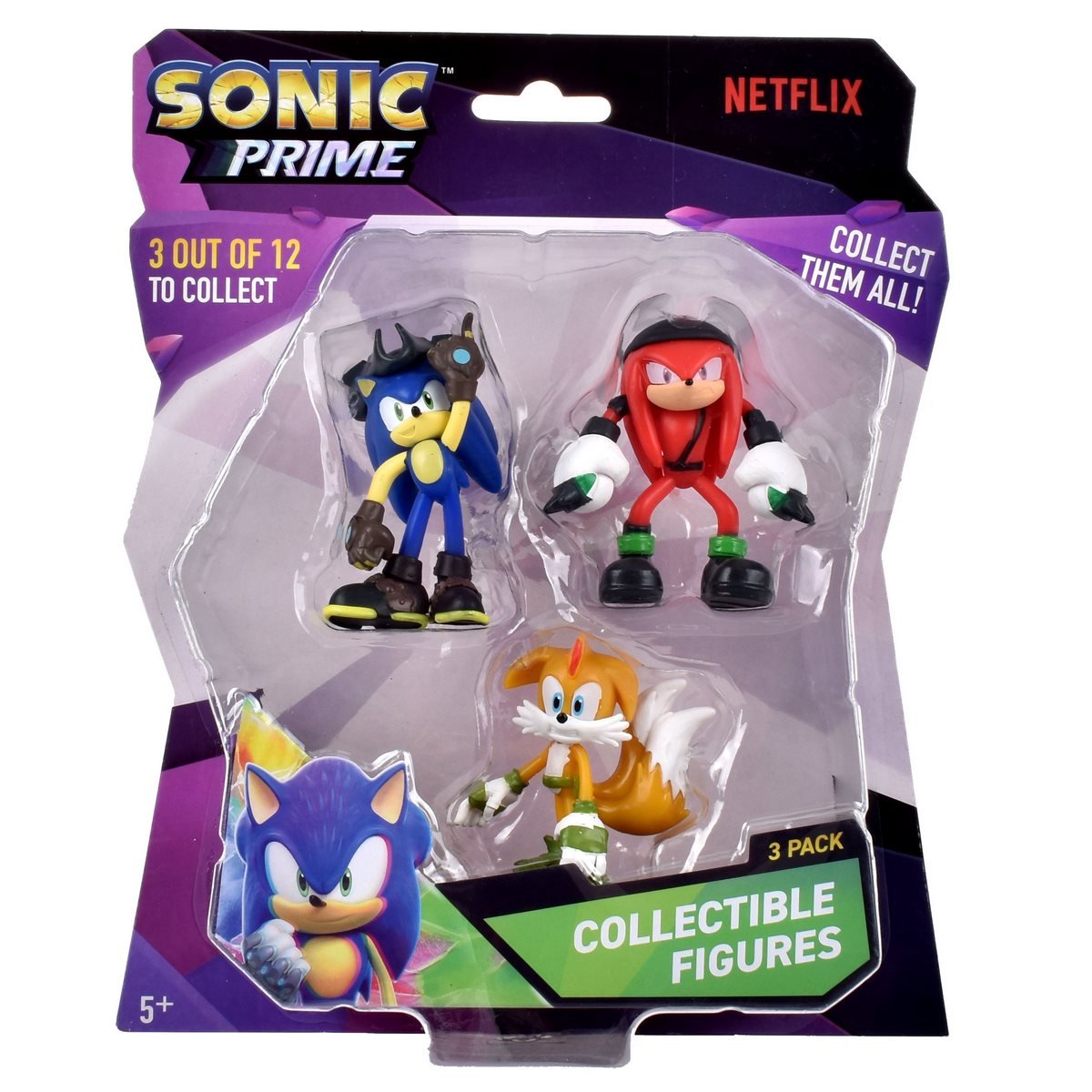 Pack 3 Figuras Sonic De 7 Cms - Pack-4 Tails
