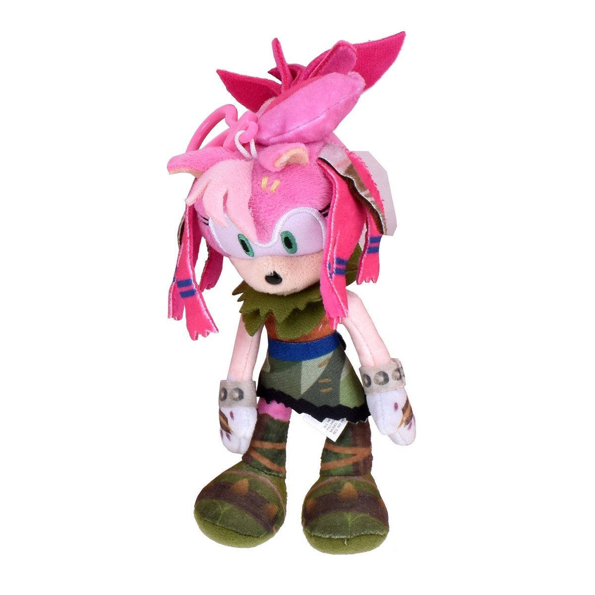 Peluche De 15 Cms Con Clip Para Colgar Sonic - Amy