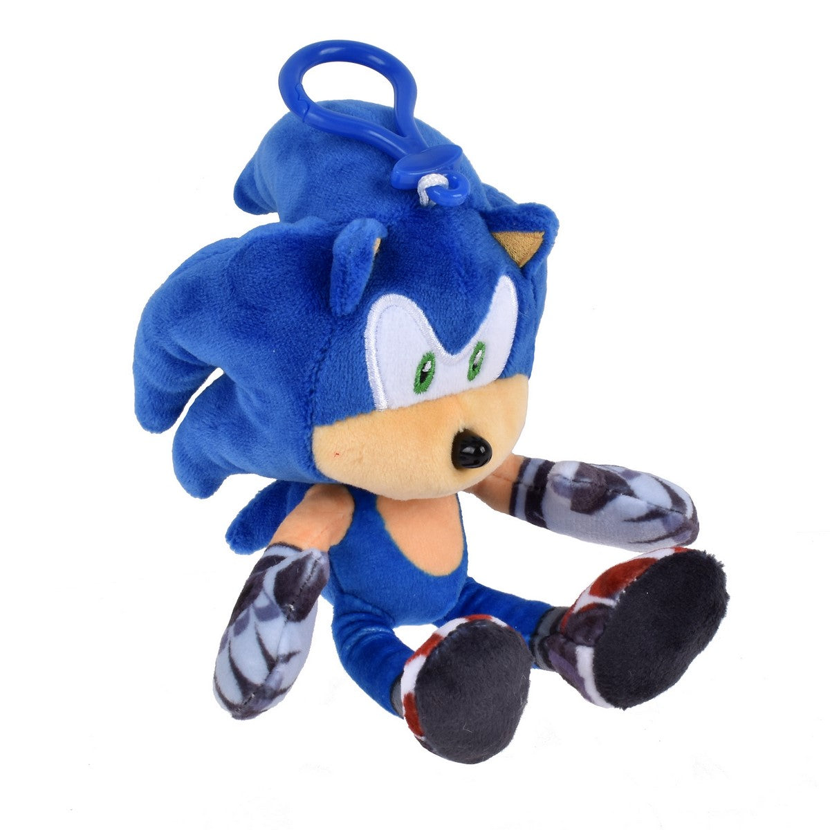 Peluche De 15 Cm Con Clip Para Colgar Sonic - Sonic Guante