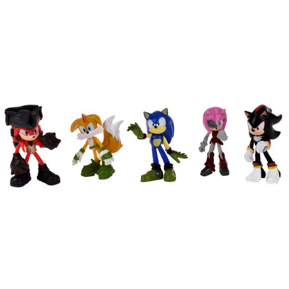 Pack 5 Figuras Sonic De 7 Cms - Pack-2 Knuckles