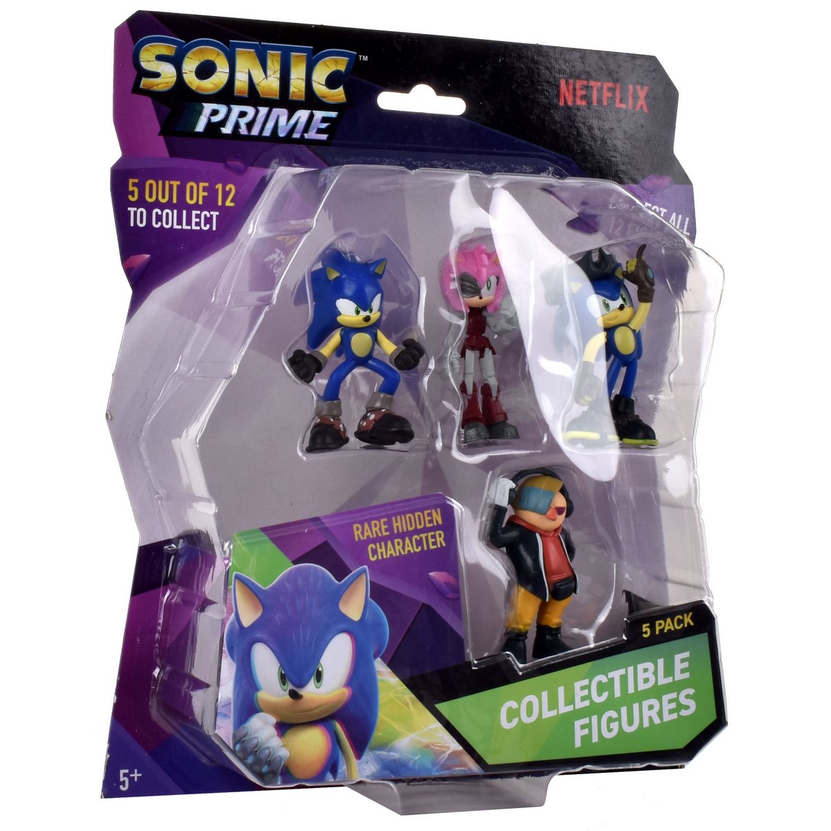 Pack 5 Figuras Sonic De 7 Cms - Pack-3 Amy