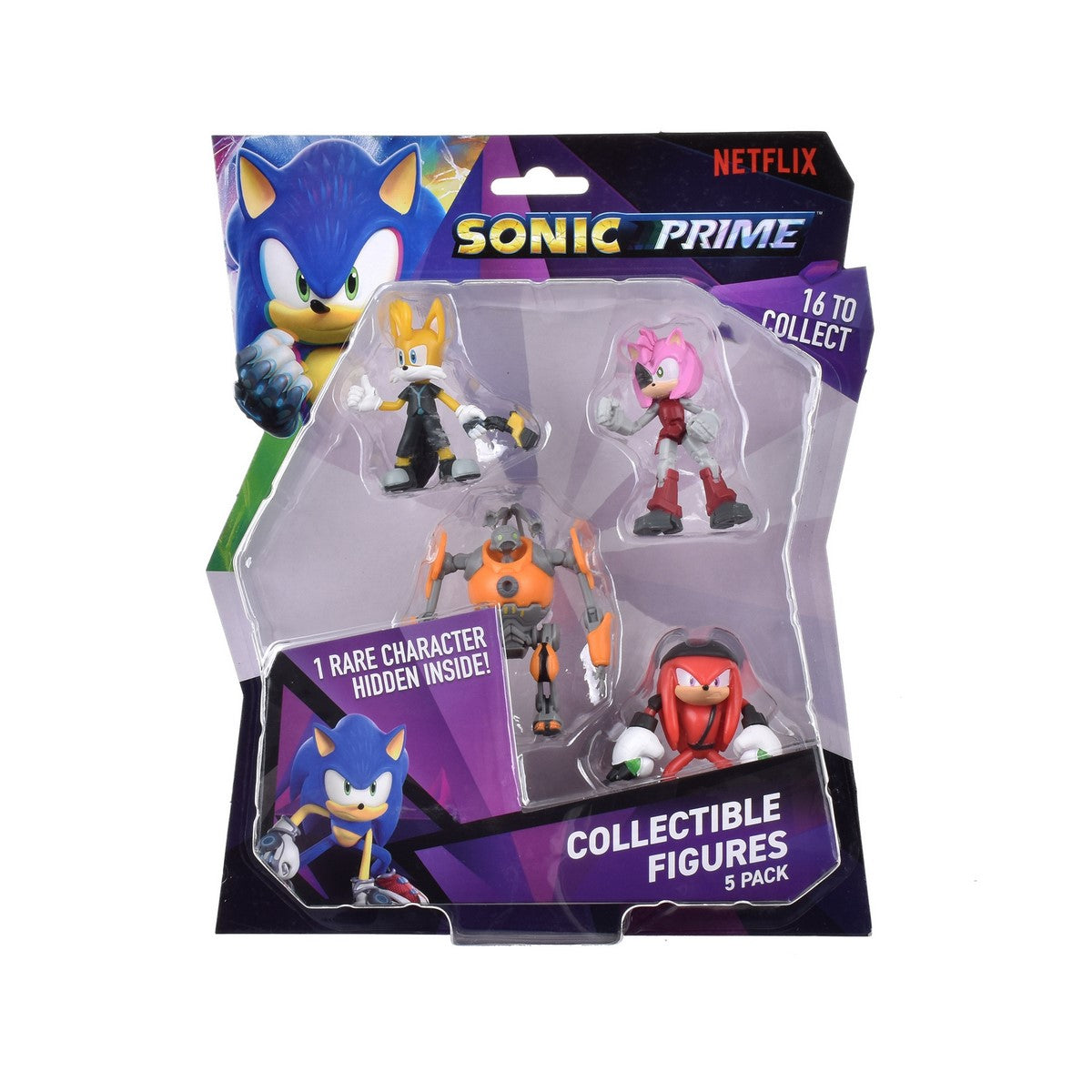 Pack 5 Figuras Sonic De 7 Cms - Pack-4 Tails