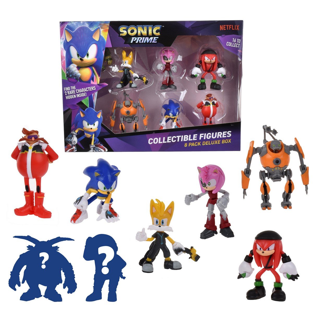 Pack 8 Figuras Sonic De 7 Cms - Pack-1 Amy