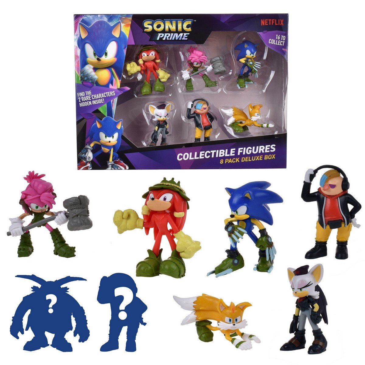 Pack 8 Figuras Sonic De 7 Cms - Pack-2 Dr. Don't