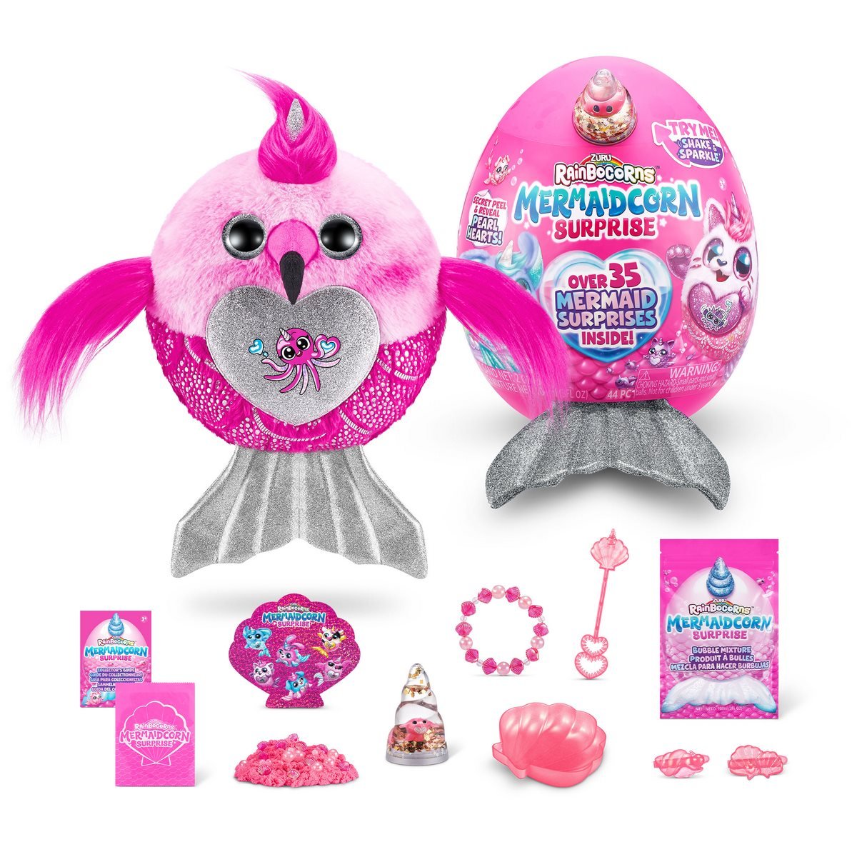 Huevo Sorpresa Sirena  Rainbocorn Zuru - Plata