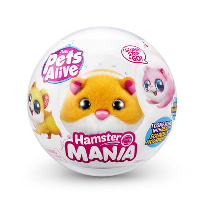 Hamster Caminador En Bola Pets Alive Zuru - Café