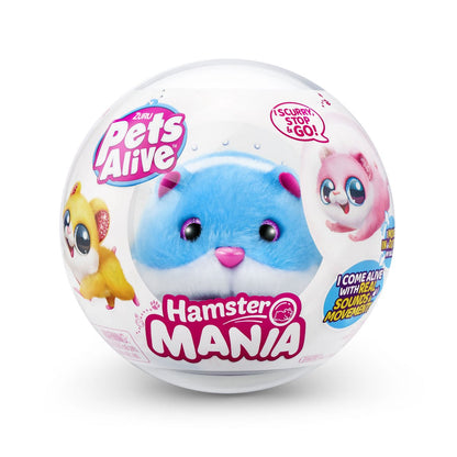 Hamster Caminador En Bola Pets Alive Zuru - Celeste