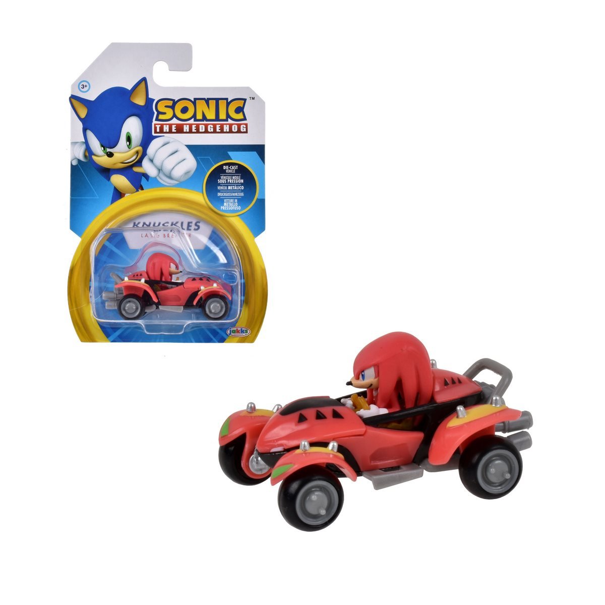 Vehiculos Metalicos Escala 1:64 Sonic - Knuckles Land Breaker Categoría: Vehículos Tipo producto:  Coches de juguete