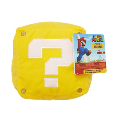 Peluche Nintendo Super Marios Con Sonido - Bloque De Interrogación