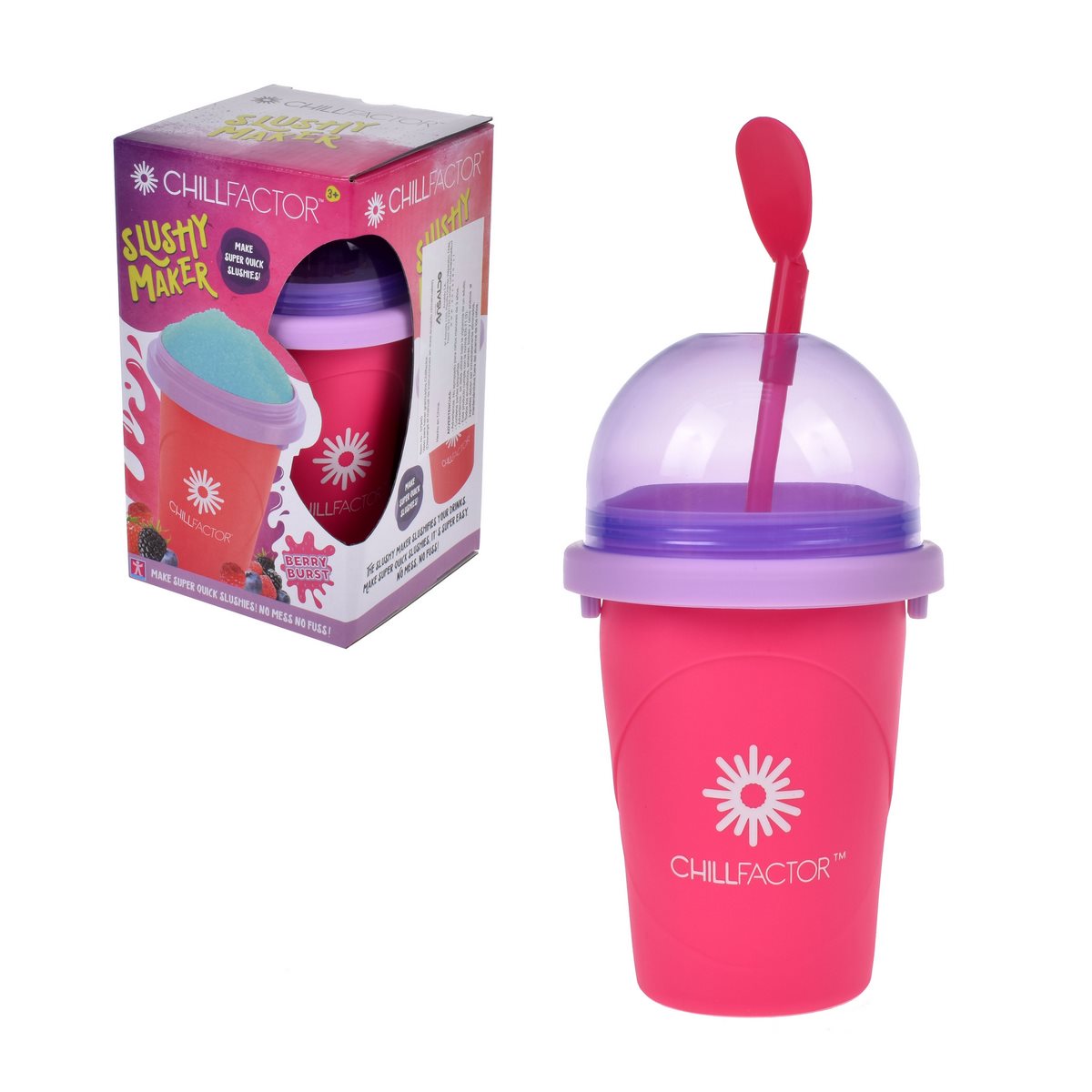 Vaso Para Hacer Granizados Chillfactor - Rosado Categoría: Juegos de comida Tipo producto:  Regalos
