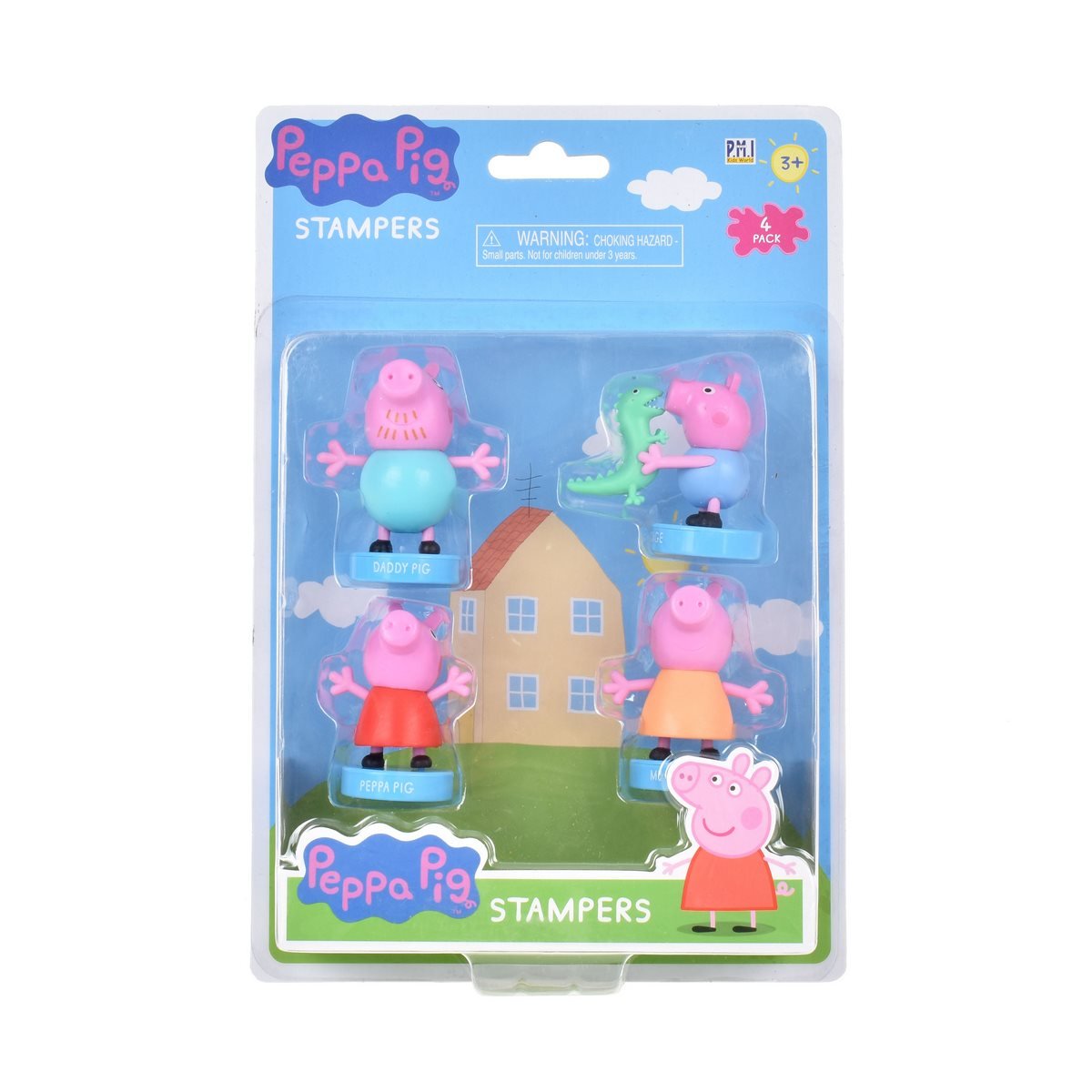 Peppa Pig Timbres 4 Unidades Imexporta - Daddy Pig