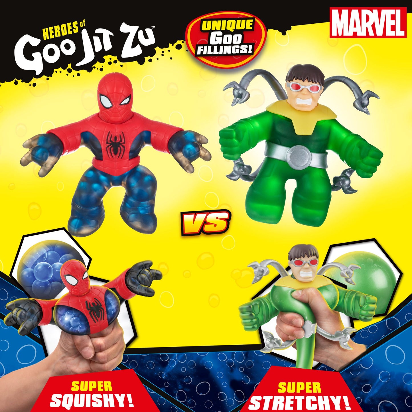 Goo Jit Zu Marvel Versus Pack Spider Man Vs Doctor Octopus