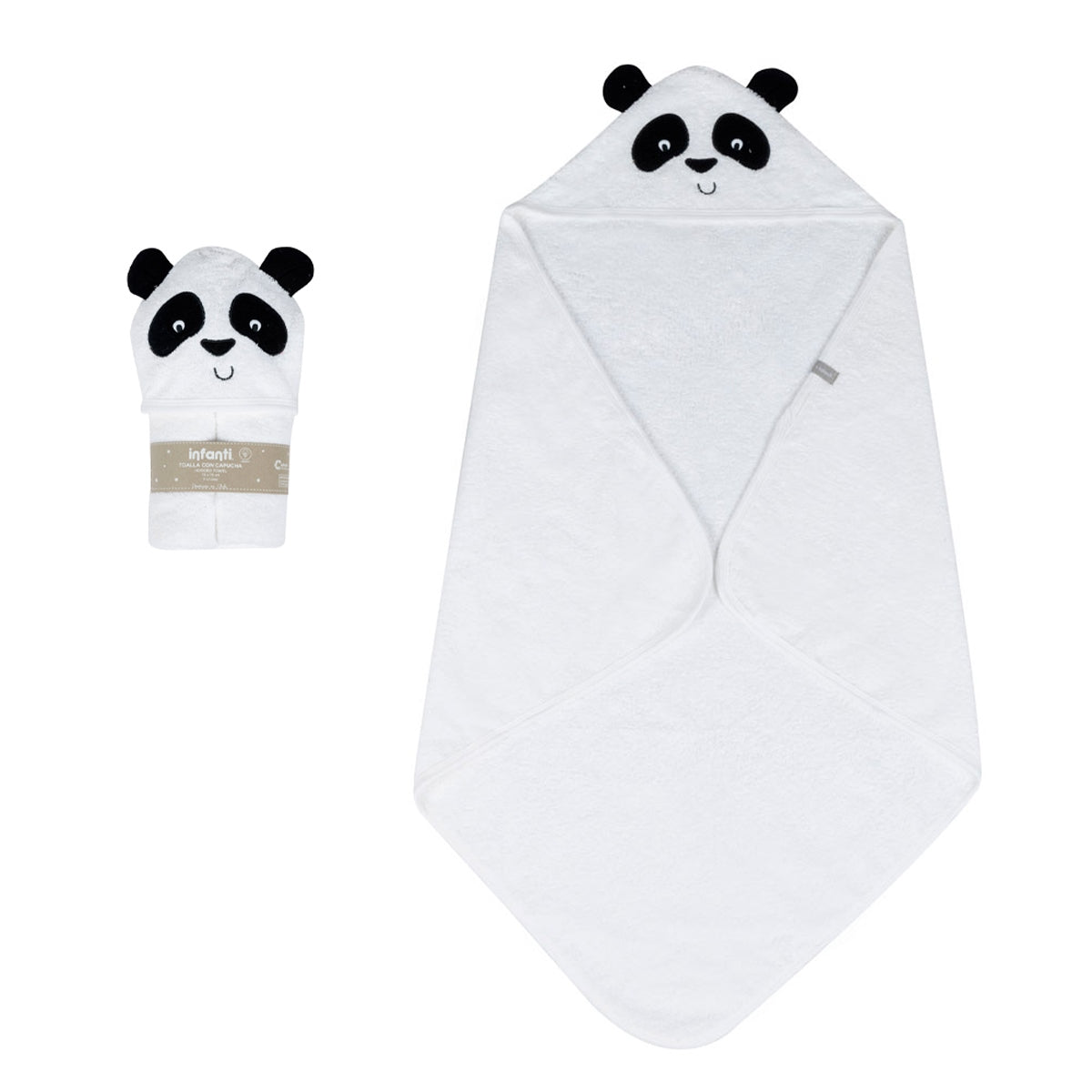 Toalla Capucha Panda Infanti Categoría: Sillas y accesorios Tipo producto:  Accesorios para el transporte de bebés