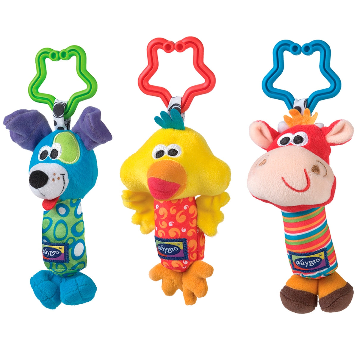 Trio Tintineable Playgro Categoría: Sillas y accesorios Tipo producto:  Sonajero