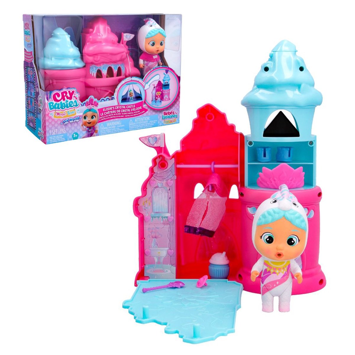 Cry Babies Icy World Elodie?S Crystal Castle