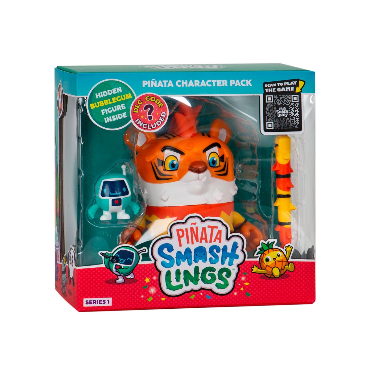 Box Con 3 Figuras Piñata Smashlings - Tigre