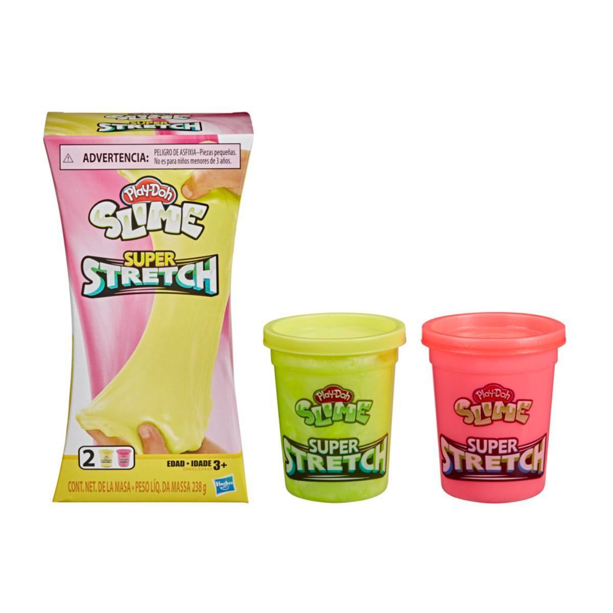 Play Doh Mundo De Texturas Super Stretch - Amarillo