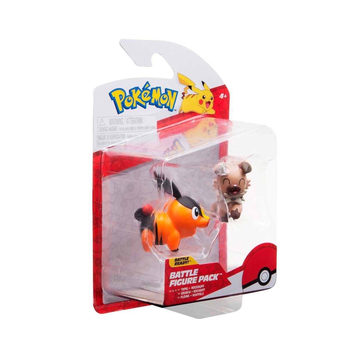 Set Figuras Pokemon - Tepig Y Rockruff