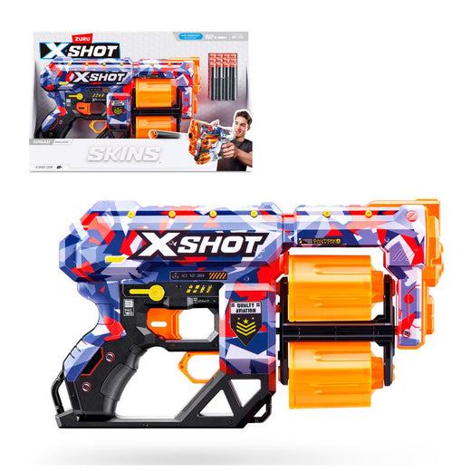 Lanza Dardos Dread Skins Con 12 Dardos X-Shot - Malice