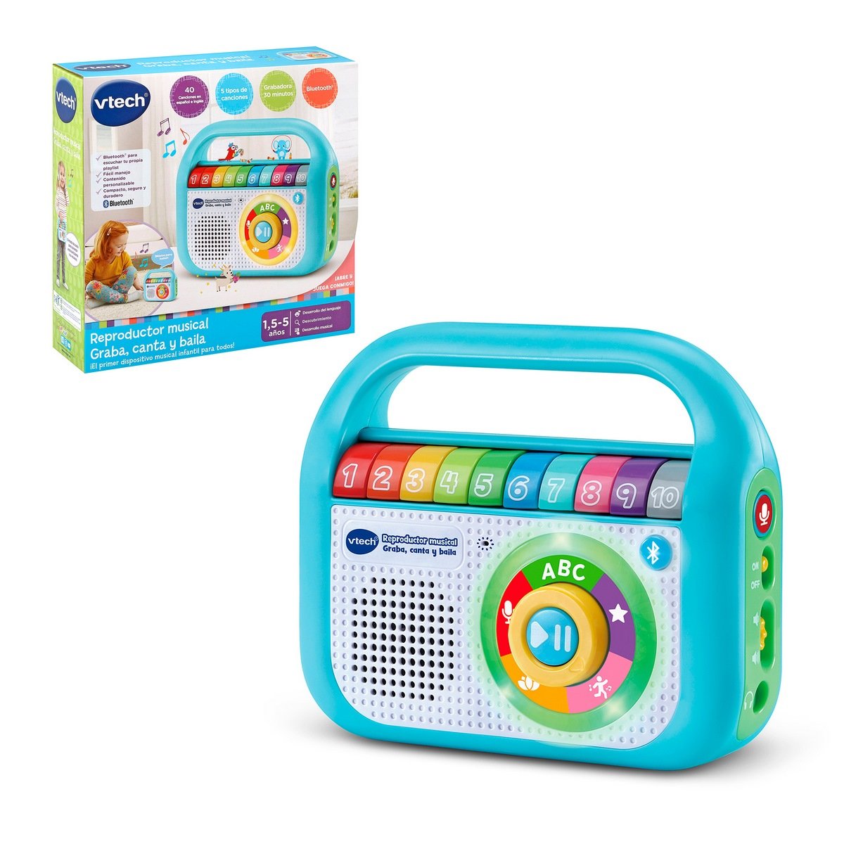 Reproductor Musical Graba, Canta Y Baila Vtech
