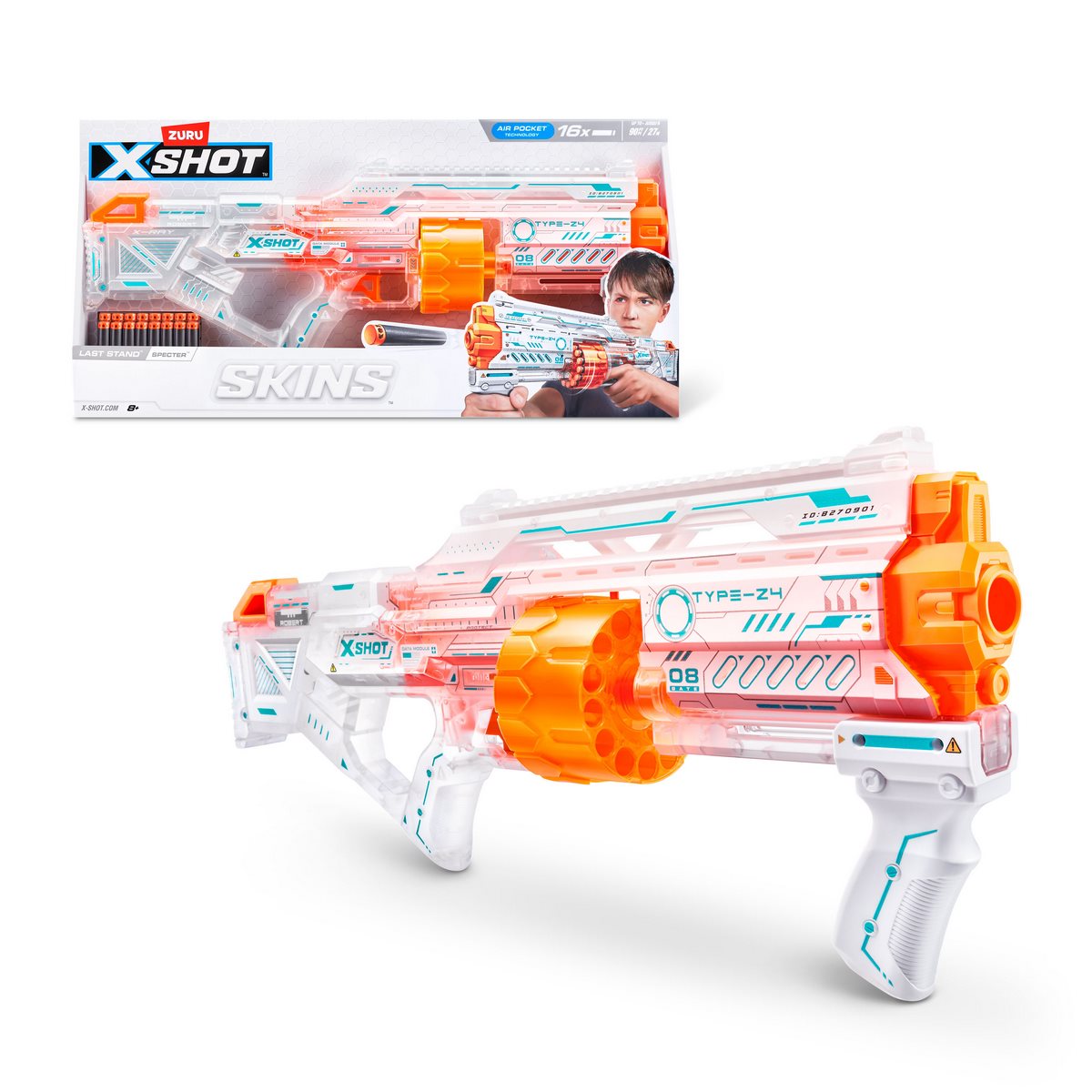 Lanzador Last Stand Skins X-Shot - Specter Categoría: Lanzadores dardos - agua y más Tipo producto:  Armas y artilugios de juguete