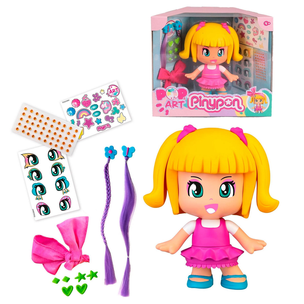 Muñeca De 17 Cm Para Decorar Pop & Art De Pinypon