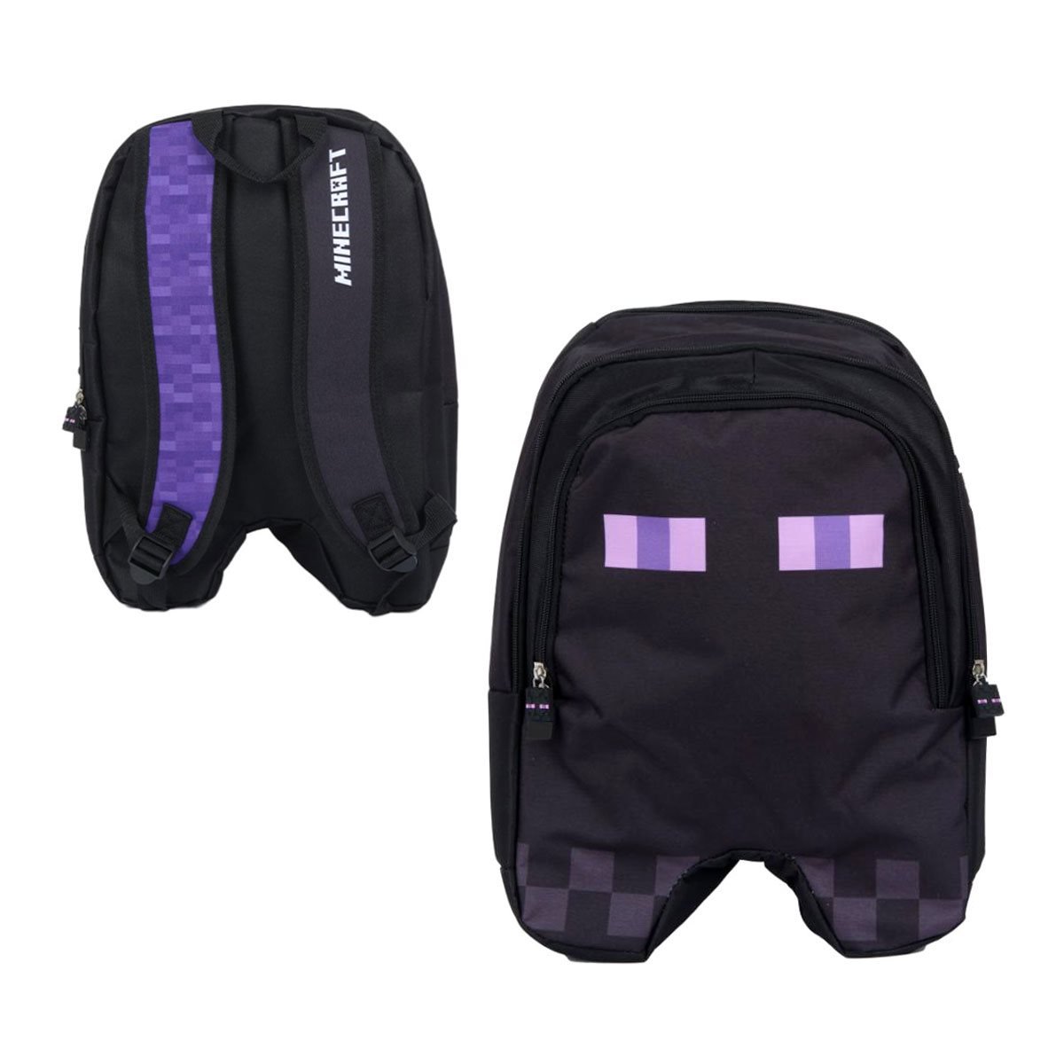 Mochila Con Organizador Minecfraft Enderman