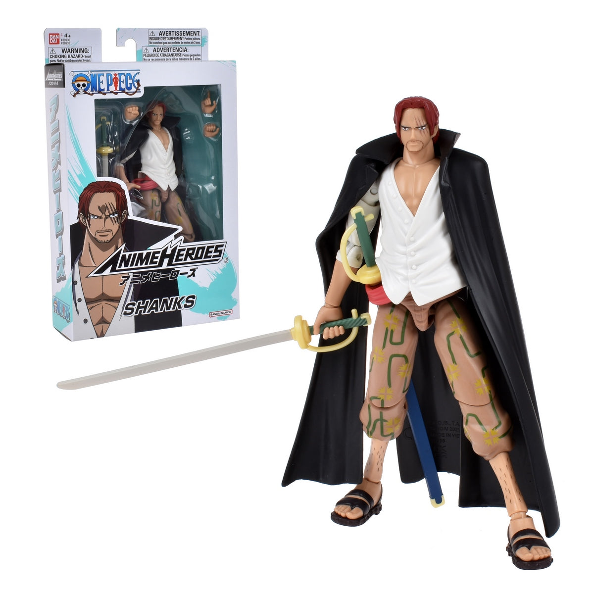 Figura One Piece Anime Heroes 17 Cms - Shanks