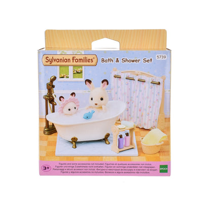 Set De Baño Y Ducha Sylvanian Families