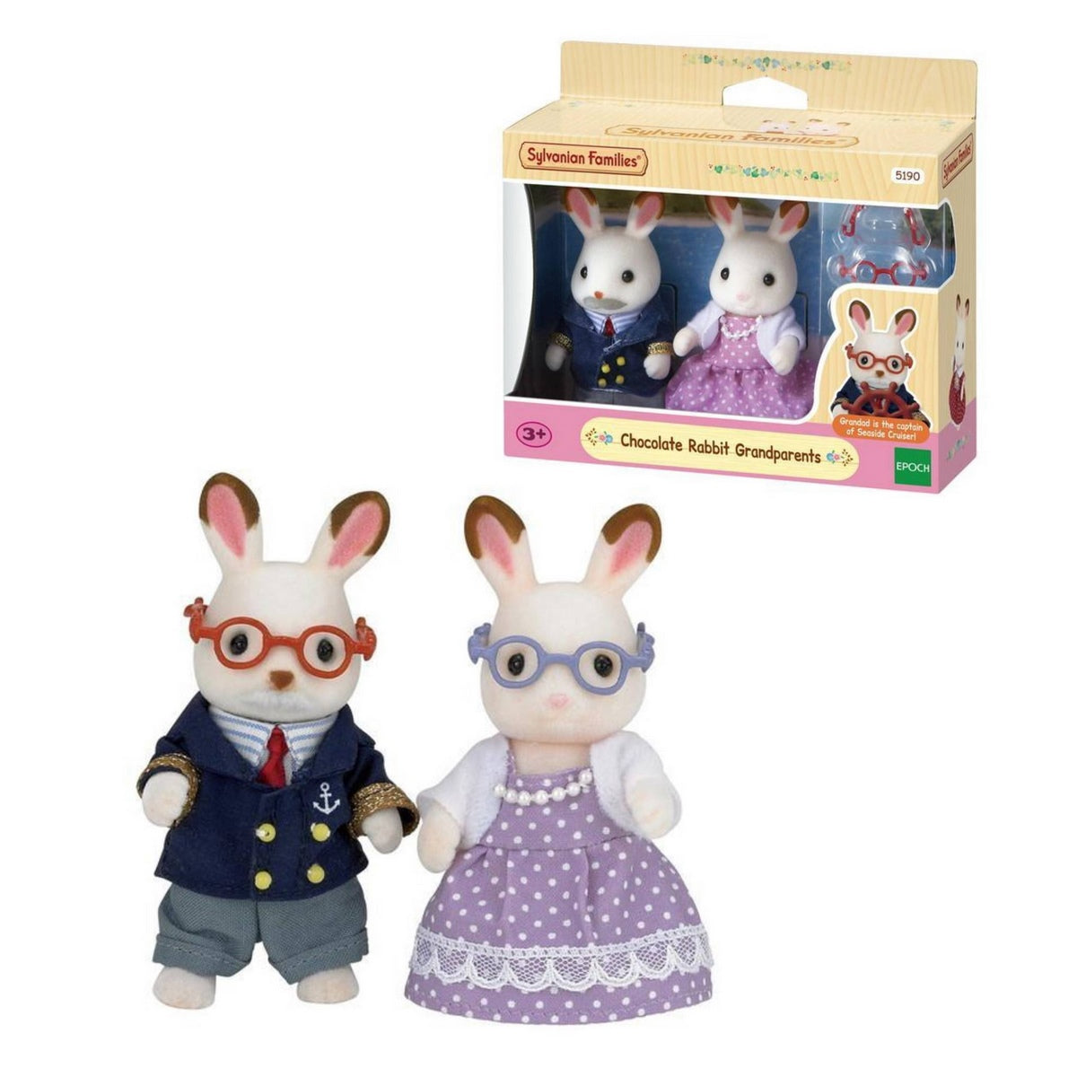 Abuelos Conejo Chocolate  Sylvanian Families