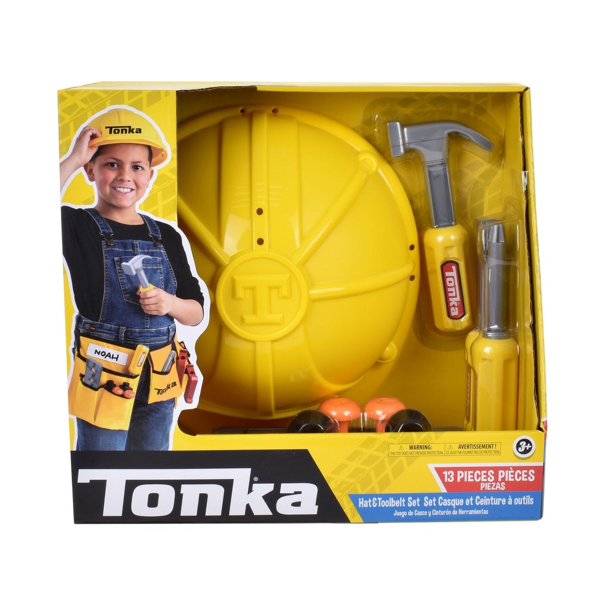 Playset Cinturón De Herramientas Con Casco Tonka