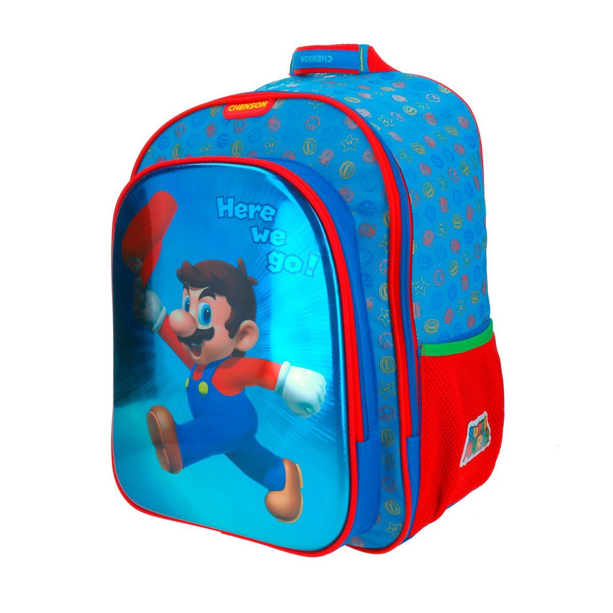 Mochila Grande Premium Mario Bros