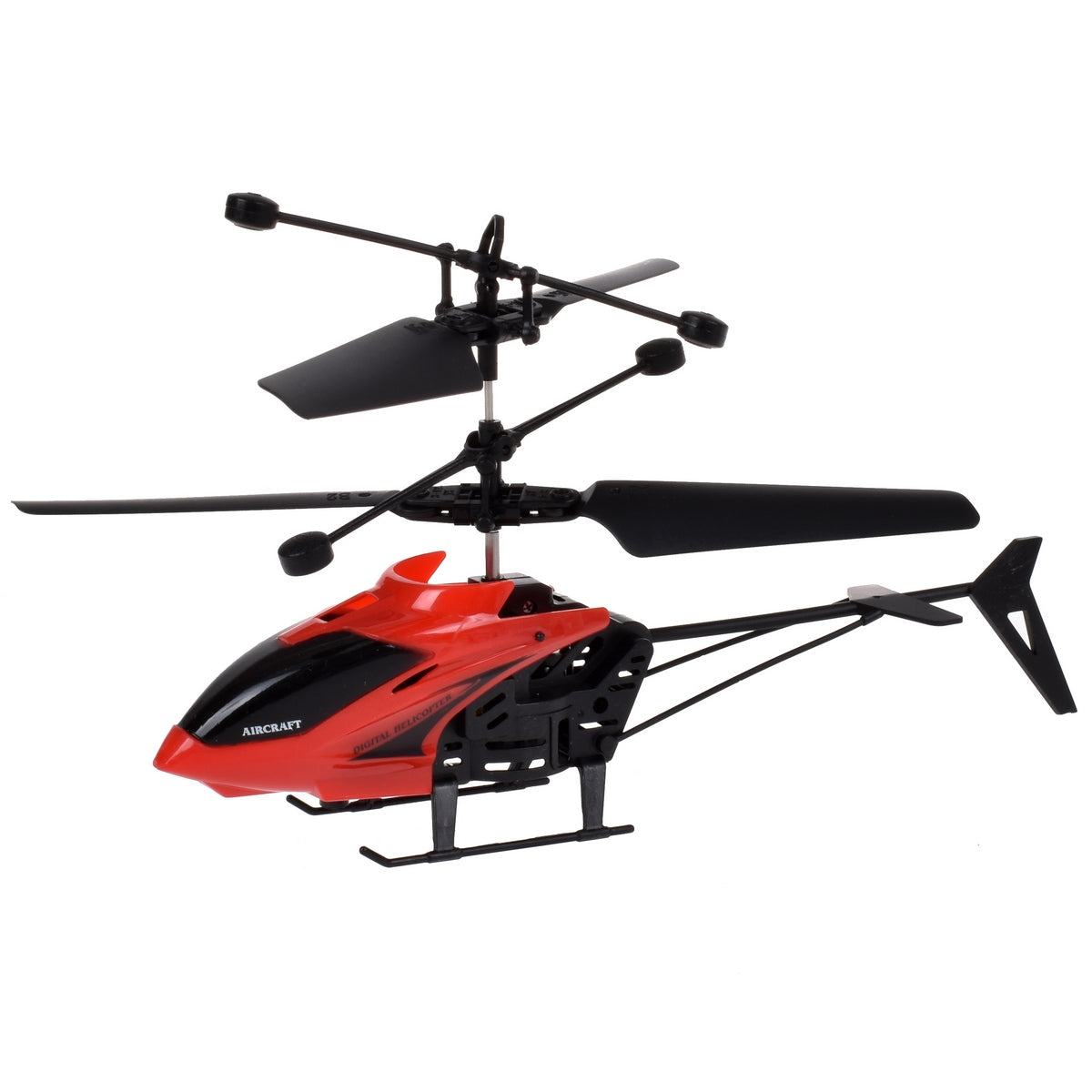 Helicóptero Radio Controlado De 17 Cm Con Pilas Recargables