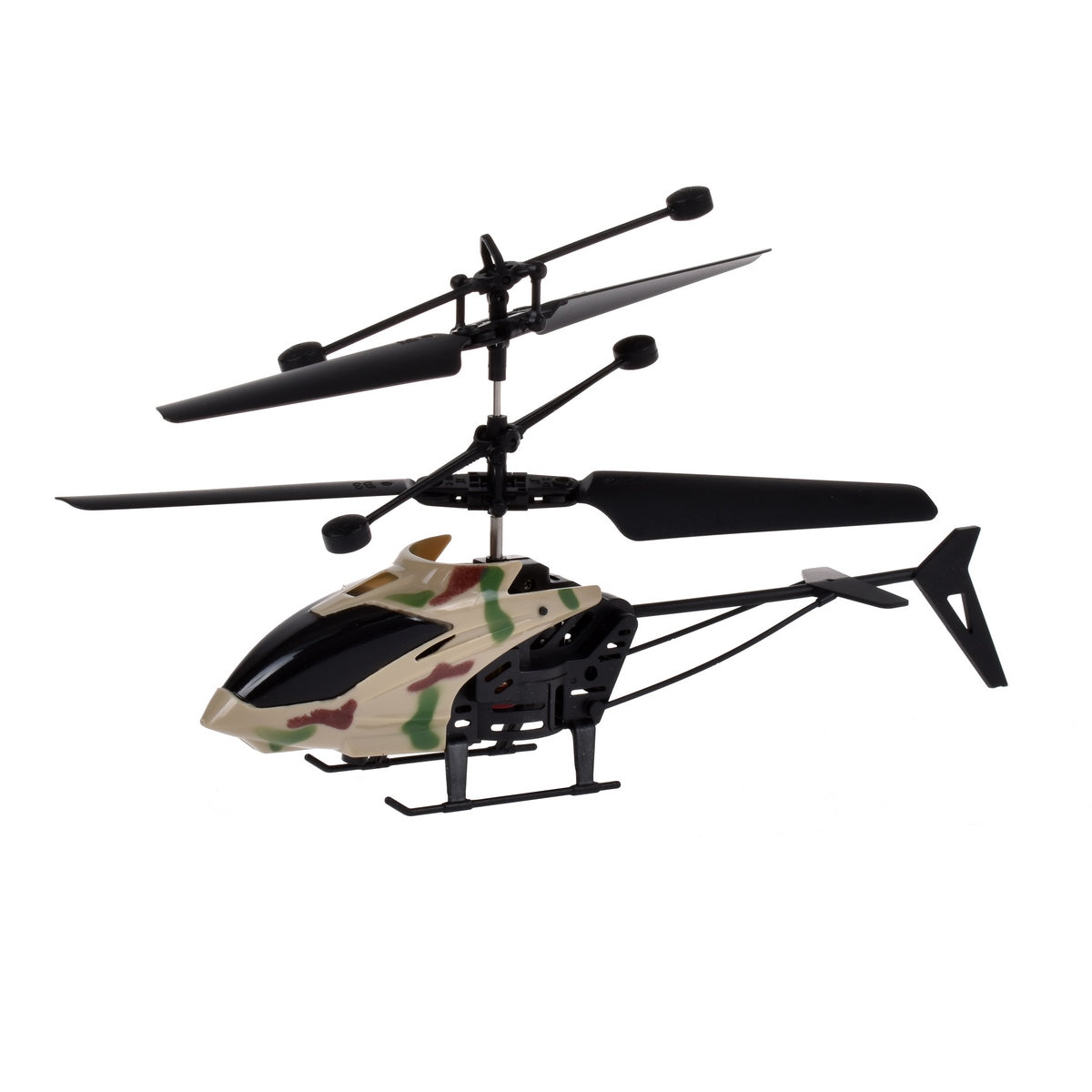 Helicóptero Radio Controlado De 17 Cm Con Pilas Recargables
