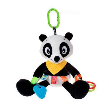 Peluche Panda Con Sonajero Y Mordedor